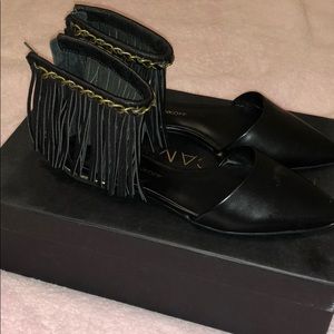 Rebecca Minkoff fringed flats